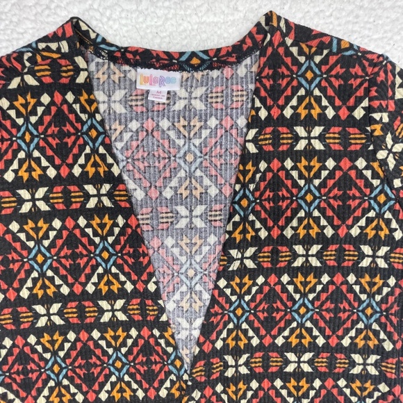 Women’s Medium LuLaRoe Multi Color Aztec Print Duster Cardigan - Picture 3 of 13
